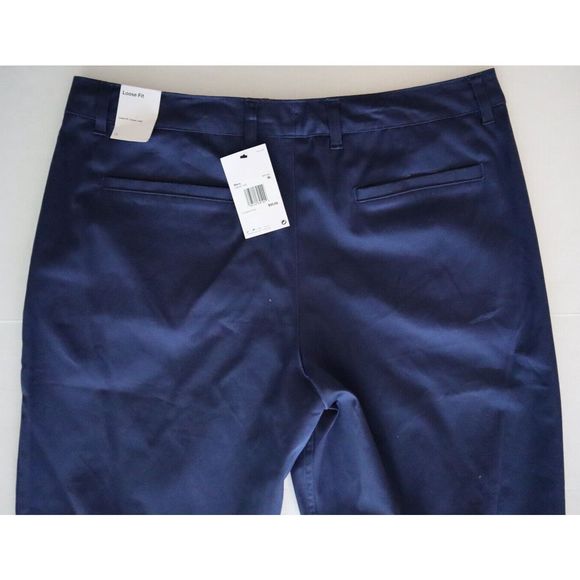 Nike DX6027 410 Men's Sz 38 Navy Blue Life Unlined Cotton Chino Pants - Picture 6 of 8